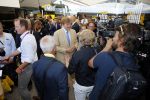 Utrecht 4 juli 2015
Tour de France start met de proloog in Utrecht. Koning Willem Alexander met burgemeester Jan v Zanen Joop Zoetemelk Richard Plugge (team Lotto  Jumbo)
