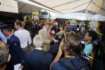 Utrecht 4 juli 2015
Tour de France start met de proloog in Utrecht. Koning Willem Alexander met burgemeester Jan v Zanen Joop Zoetemelk Richard Plugge (team Lotto  Jumbo)