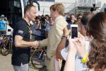 Utrecht 4 juli 2015
Tour de France start met de proloog in Utrecht. Koning Willem Alexander met burgemeester Jan v Zanen Joop Zoetemelk Richard Plugge (team Lotto  Jumbo)