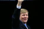 Amsterdam 16 juni 2015
Prinses Beatrix en Koning Willem Alexander arriveren bij het paleis op de dam.