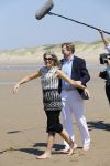 Wassenaar 10 juli 2015
Fotouurtje met Koningin Maxima Koning Willem Alexander en de prinsesjes Amalia Alexia en Ariane op het strand van Wassenaar.