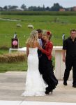 Volendam Katwoude 15 augustus 2015
Trouwen Jaap en Jenny Kwakman. Leonie Jansen trouwt het stel