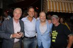 Den Haag 16 juli 2015
Verjaardagsfeestje Frits Huffnagel in Den Haag. Mark Rutte en Andre v Duin