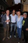 Den Haag 16 juli 2015
Verjaardagsfeestje Frits Huffnagel in Den Haag. Mark Rutte en Andre v Duin