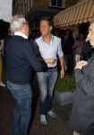 Den Haag 16 juli 2015
Verjaardagsfeestje Frits Huffnagel in Den Haag. Mark Rutte en Andre v Duin