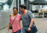 Amsterdam 5 juli 2015
Martijn Krabbe en zijn vriendin Noi Pakon gaan met kinderen naar de bioscoop.