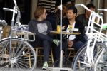 Amsterdam 18 juni 2015
Marvin Breukhoven met vriend op terras
