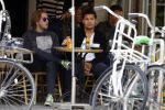 Amsterdam 18 juni 2015
Marvin Breukhoven met vriend op terras