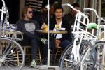 Amsterdam 18 juni 2015
Marvin Breukhoven met vriend op terras