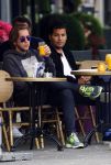 Amsterdam 18 juni 2015
Marvin Breukhoven met vriend op terras