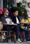 Amsterdam 18 juni 2015
Marvin Breukhoven met vriend op terras