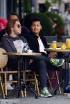 Amsterdam 18 juni 2015
Marvin Breukhoven met vriend op terras