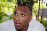 ibiza 7 augustus 2015
Maurice Mobetie (Momo) de ex vriend van Sylvie Meis wordt geintervieuwd voor het duitse blad Gala in zijn club Cavalli ibiza