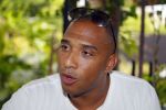 ibiza 7 augustus 2015
Maurice Mobetie (Momo) de ex vriend van Sylvie Meis wordt geintervieuwd voor het duitse blad Gala in zijn club Cavalli ibiza