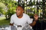 ibiza 7 augustus 2015
Maurice Mobetie (Momo) de ex vriend van Sylvie Meis wordt geintervieuwd voor het duitse blad Gala in zijn club Cavalli ibiza