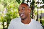 ibiza 7 augustus 2015
Maurice Mobetie (Momo) de ex vriend van Sylvie Meis wordt geintervieuwd voor het duitse blad Gala in zijn club Cavalli ibiza