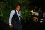 ibiza 7 augustus 2015
Maurice Mobetie (Momo) de ex vriend van Sylvie Meis wordt geintervieuwd voor het duitse blad Gala in zijn club Cavalli ibiza