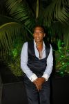 ibiza 7 augustus 2015
Maurice Mobetie (Momo) de ex vriend van Sylvie Meis wordt geintervieuwd voor het duitse blad Gala in zijn club Cavalli ibiza