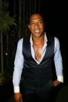ibiza 7 augustus 2015
Maurice Mobetie (Momo) de ex vriend van Sylvie Meis wordt geintervieuwd voor het duitse blad Gala in zijn club Cavalli ibiza