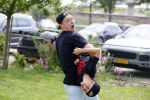 Bunnik 28 juni 2015
Enzo Knol met zijn kleidinglijn. samen met Max Smulders