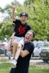Bunnik 28 juni 2015
Enzo Knol met zijn kleidinglijn. samen met Max Smulders