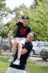 Bunnik 28 juni 2015
Enzo Knol met zijn kleidinglijn. samen met Max Smulders