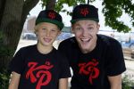 Bunnik 28 juni 2015
Enzo Knol met zijn kleidinglijn. samen met Max Smulders
