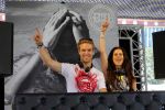 Amsterdam 11 juli 2015 
Day at the park Buddha to Buddha.
DJ Junior S (Junior Smulders) en Melissa Sneekes als DJ