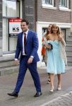 Amsterdam 20 juni 2015 
Trouwen Kimberley Klaver en Bas Schothorst in de Duif in Amsterdam. Melody Klaver met vriend