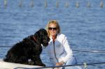 Weesp 16 juni 2015
Jurgen Smit en Milika Peterzon en hond romatisch op de vecht aan het varen met hun boot.