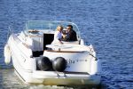 Weesp 16 juni 2015
Jurgen Smit en Milika Peterzon en hond romatisch op de vecht aan het varen met hun boot.