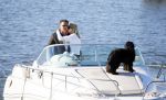 Weesp 16 juni 2015
Jurgen Smit en Milika Peterzon en hond romatisch op de vecht aan het varen met hun boot.