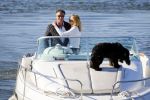 Weesp 16 juni 2015
Jurgen Smit en Milika Peterzon en hond romatisch op de vecht aan het varen met hun boot.