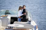 Weesp 16 juni 2015
Jurgen Smit en Milika Peterzon en hond romatisch op de vecht aan het varen met hun boot.