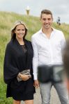 Volendam Katwoude 15 augustus 2015
Trouwen Jaap en Jenny Kwakman. Monique Smit met vriend Martijn