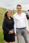 Volendam Katwoude 15 augustus 2015
Trouwen Jaap en Jenny Kwakman. Monique Smit met vriend Martijn