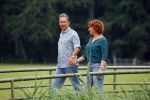 s Gravenland 14 juli 2015
Myrna Goossen laat samen met haar nieuwe vriend Erik Klap de hond uit.