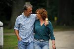 s Gravenland 14 juli 2015
Myrna Goossen laat samen met haar nieuwe vriend Erik Klap de hond uit.