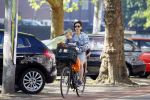 Amsterdam 12 juni 2015
Nadja Hupscher met haar 2 kinderen op de fiets