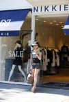 Amsterdam 1 juli 2015 
Nikkie Plessen voor haar winkel