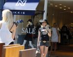 Amsterdam 1 juli 2015 
Nikkie Plessen voor haar winkel