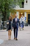 Amsterdam 20 juni 2015 
Trouwen Kimberley Klaver en Bas Schothorst in de Duif in Amsterdam. Olivier de Fuyk met vriendin