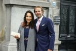 Amsterdam 20 juni 2015 
Trouwen Kimberley Klaver en Bas Schothorst in de Duif in Amsterdam. Olivier de Fuyk met vriendin