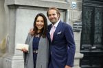 Amsterdam 20 juni 2015 
Trouwen Kimberley Klaver en Bas Schothorst in de Duif in Amsterdam. Olivier de Fuyk met vriendin