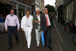 Den Haag 16 juli 2015
Verjaardagsfeestje Frits Huffnagel in Den Haag. Jan Swinkels en Paul v Vliet