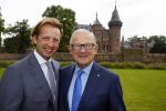 Haarzuilens 17 juni 2015
Haringparty op kasteel de Haar. Pieter v Vollenhoven met zoon Floris en ...