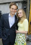 Amsterdam 20 juni 2015 
Trouwen Kimberley Klaver en Bas Schothorst in de Duif in Amsterdam. Pip Pellens met vriend