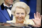 Amsterdam 2 juli 2015  
Prinses Baetrix vertrekt in haar verlengde Volvo bij het paleis.