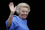 Amsterdam 16 juni 2015
Prinses Beatrix en Koning Willem Alexander arriveren bij het paleis op de dam.
