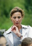 Amsterdam 18 juni 2015
Prinses Marilene en dochter Fee zijn bij het omdoen van de ringen van 3 net geboren ooievaars in het Vondelpark.